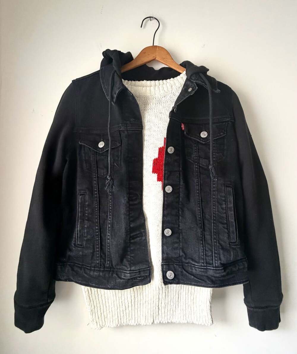 New Levis Hybrid Original Trucker Jacket - Black